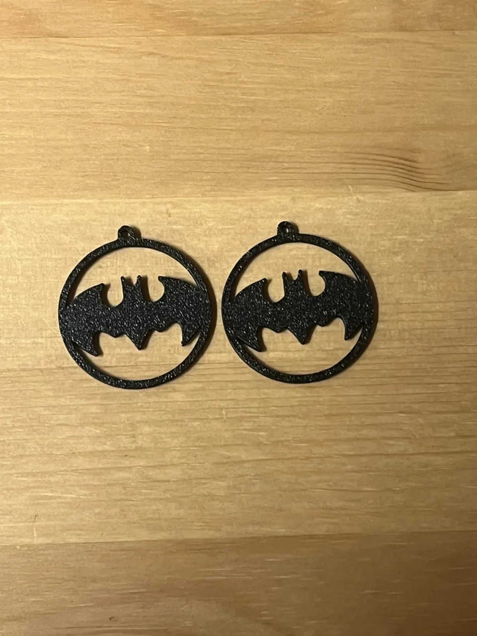 batman earrings view 2