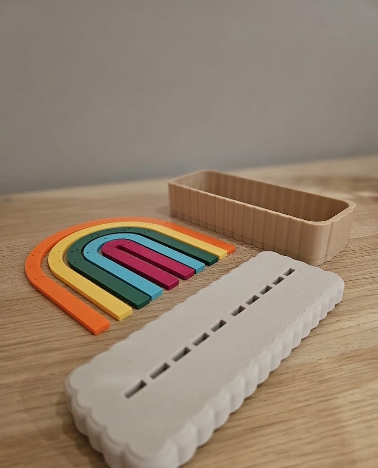 rainbow jewelry display stand - Free 3D Print Model - MakerWorld