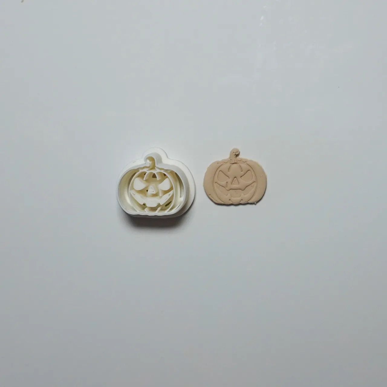 Pumpkin Halloween Polymer Clay Cutter Earrings view 3
