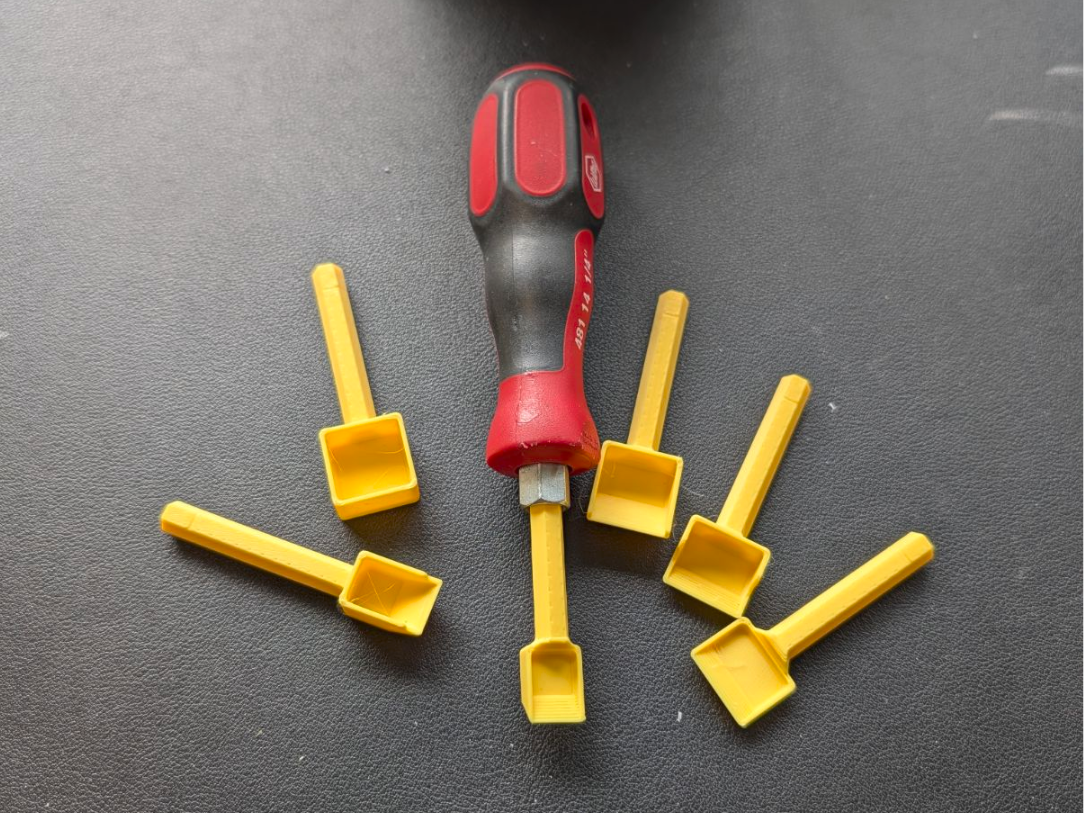 Mini-Loeffel, Schaufel für Modellbau, für HEX-Bit
