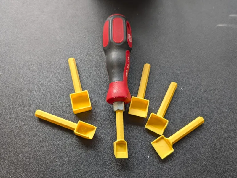 Mini-Loeffel, Schaufel für Modellbau, für HEX-Bit