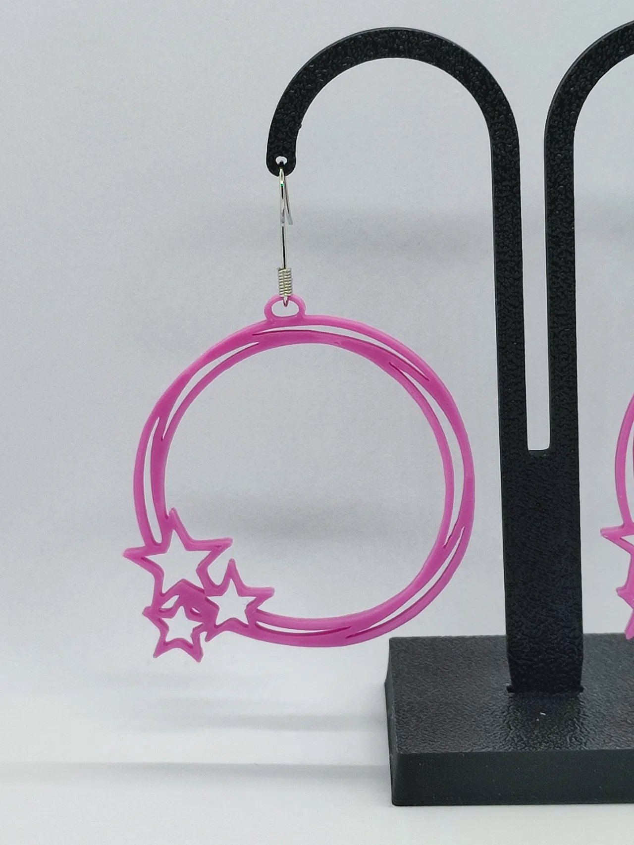Pendientes Pink Stardust view 4