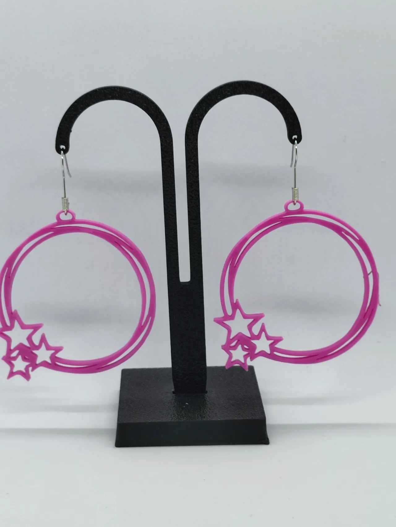 Pendientes Pink Stardust view 3