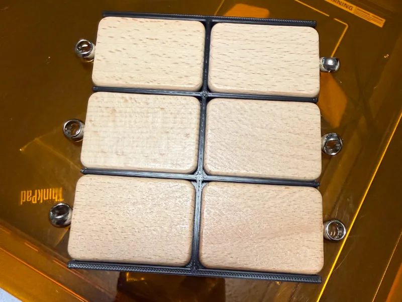 Key ring Laser engraver jig