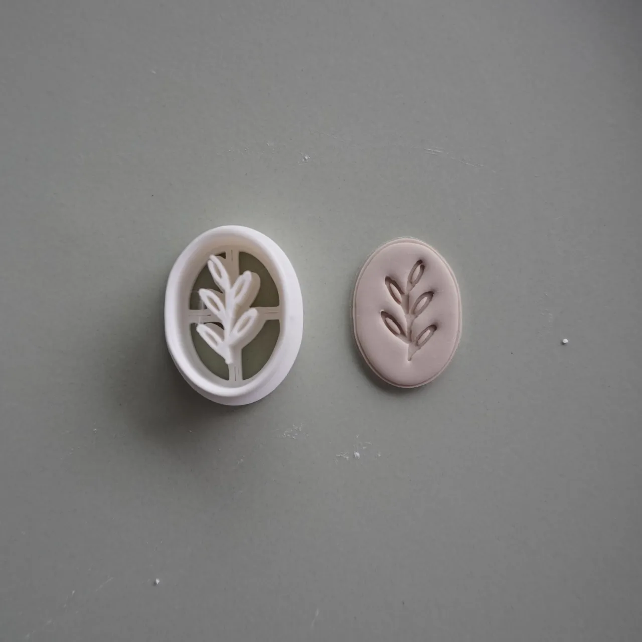 Botanical Polymer Clay Cutter Earrings Necklaces view 2