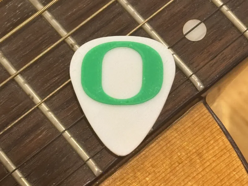 University of Oregon Guitar Pick