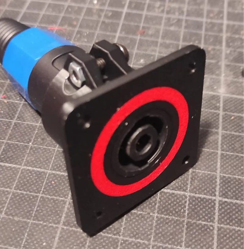 Speakon Female Cable Panel Mount