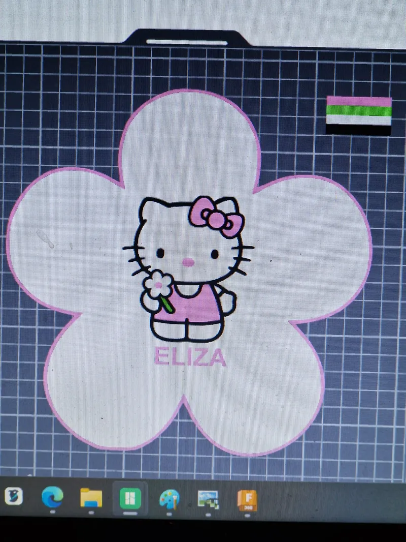 hello kitty name sign