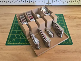 Silverware Organizer, Gridfinity Compatable