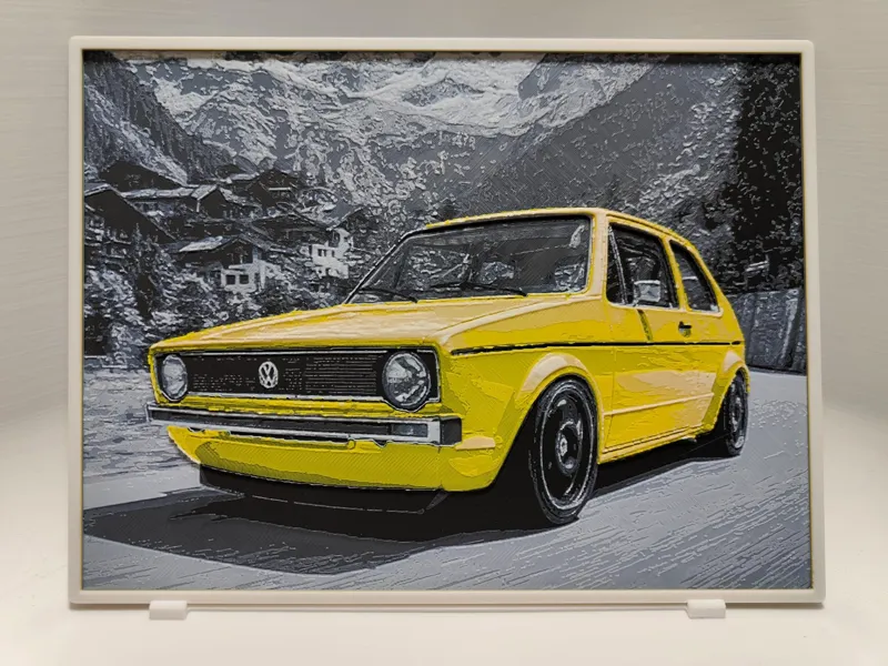VW Golf Mk1 - Hueforge