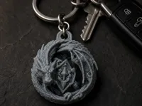 Stonebound Dragon Keychain