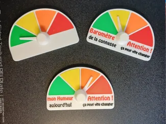 Magnet frigo Baromètre d'humeur personnalisable
