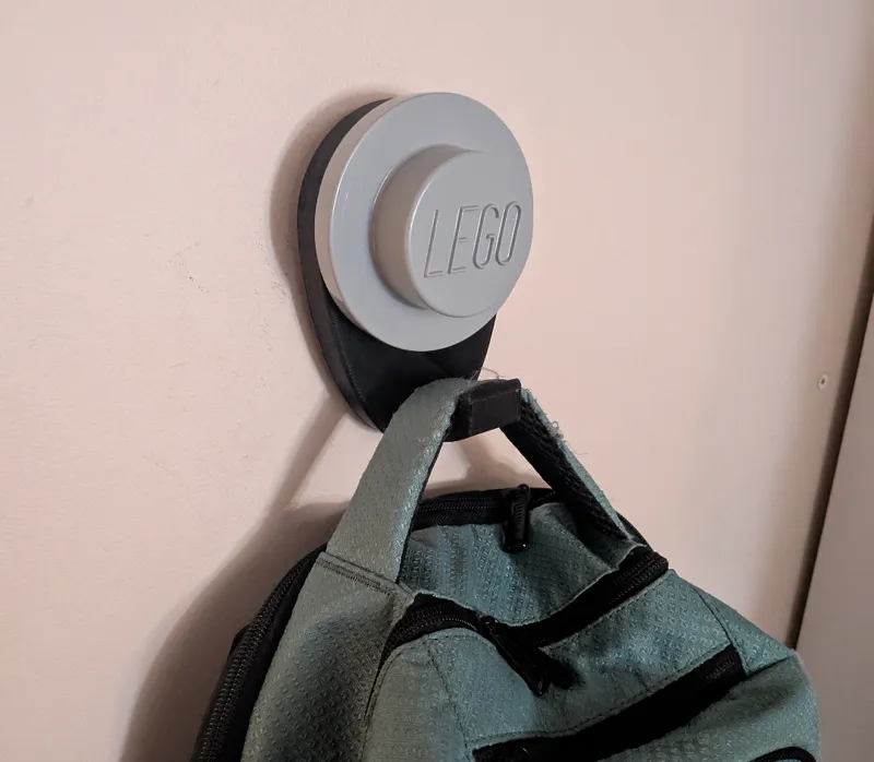 LEG0 Backpack Hook for Wall Studs