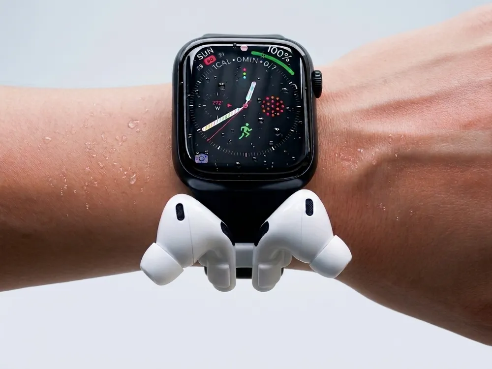 Caja o estuche: Airpods Pro Dock for Apple Watch. Referencia del modelo original.
