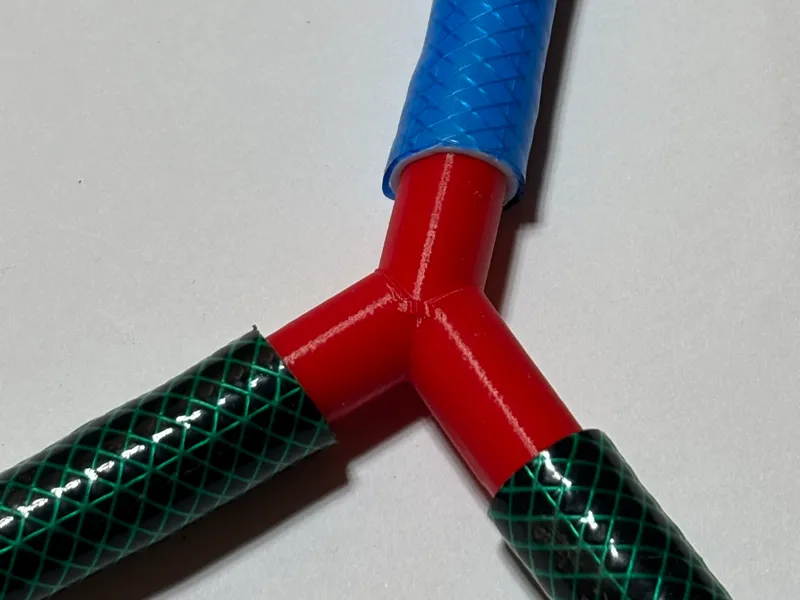 14mm Y-Junction Garden Hose Connector