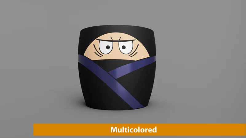Ninja Pot 01(Easy - 4 Colors)