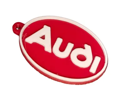 Audi retro vintage keychain