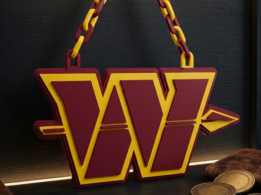 Washington Commanders Fan Chain Necklace