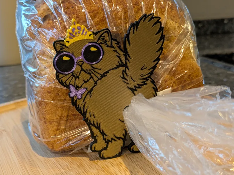 Princess Donut Bread Bag Clip Fan Art