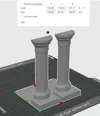 Slightly bigger print size, 0.2mm layer, 2 walls, 15% infill