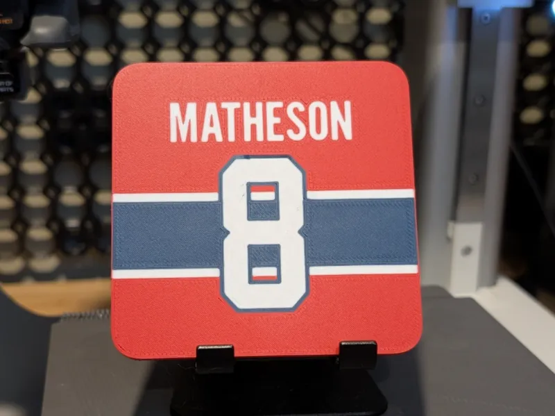 Mike Matheson MTL #8 coaster