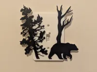 Cache d'interrupteur ours — photo 1