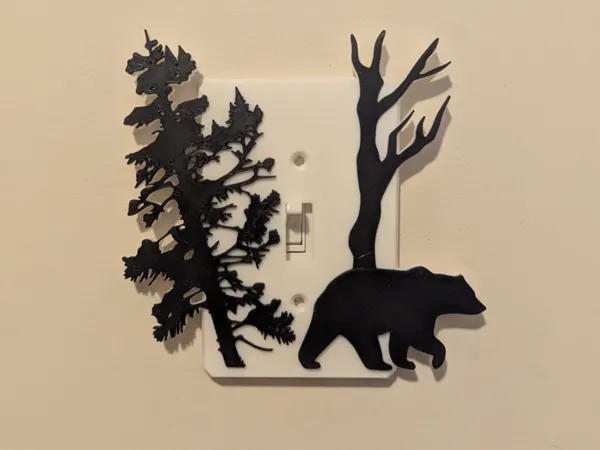 Cache d'interrupteur ours
