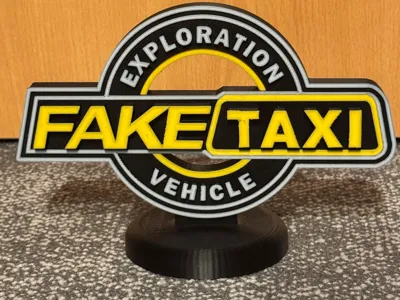 Fake Taxi Sign