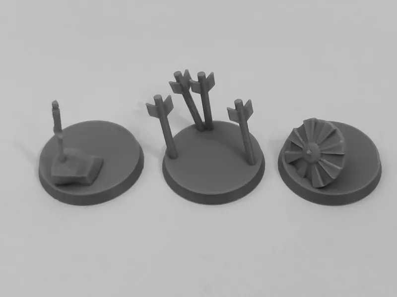 32mm Miniature Model Bases - Battlefield