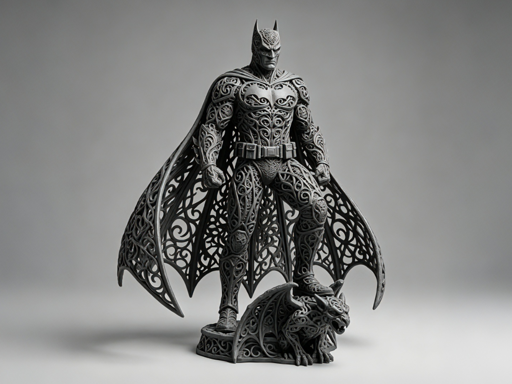 FlowWeave Dark Knight | Gothic Sculpture - 1
