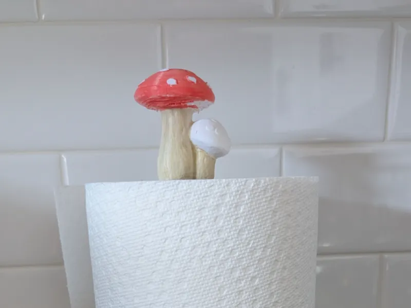 Mushroom Topper Ikea Paper Towel Holder