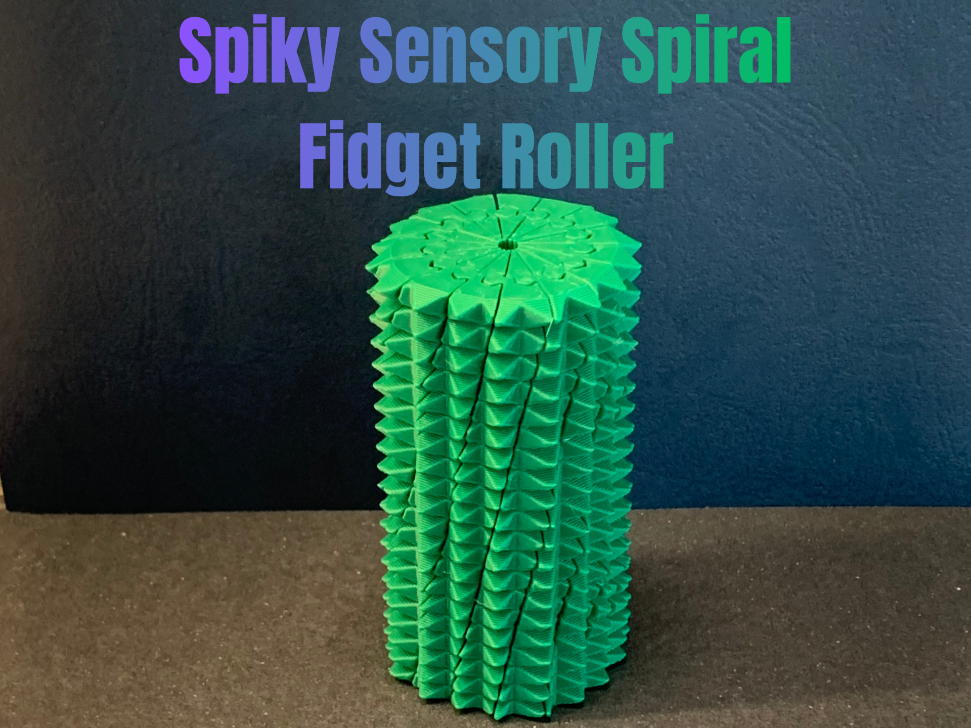 Spiky Sensory Spiral Fidget Roller