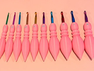 Crochet Hook Handle for Aluminum Hooks