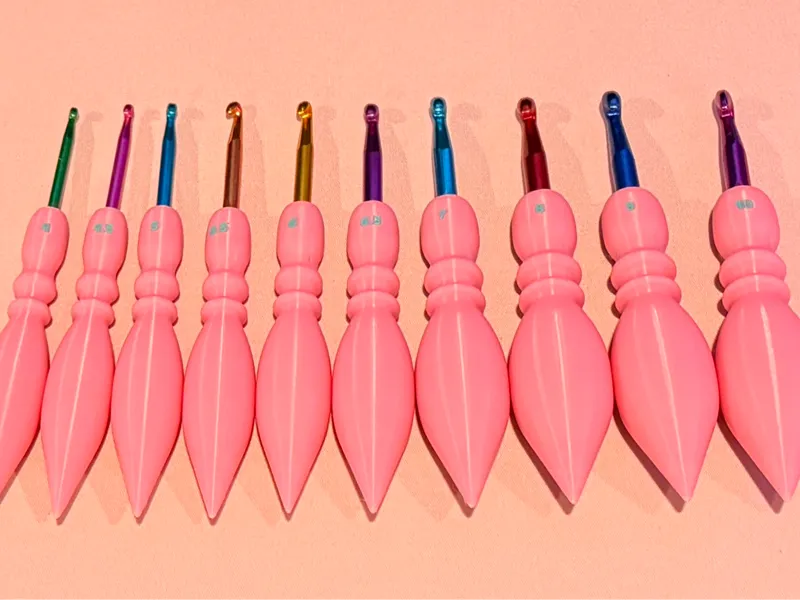 Crochet Hook Handle for Aluminum Hooks