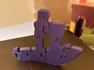 Articulated flexi Benchy