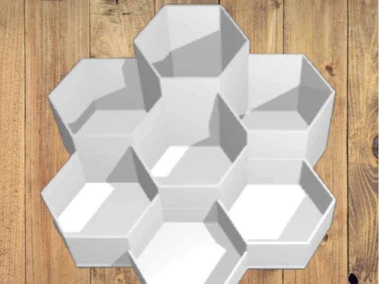 Hexagon Desk Organizer