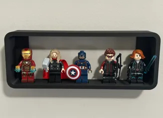 5-Minifigure Display Case - Fits on A1 Mini!