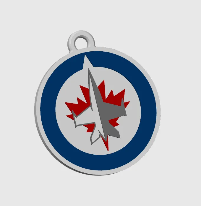Winnipeg Jets keychain by Carlson MakerWorld