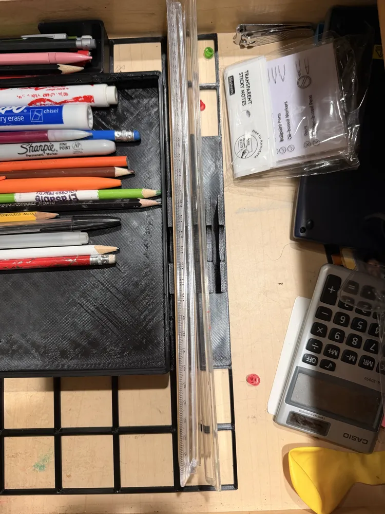 Universal ruler holder for Gridfinity - Free 3D Print Model - MakerWorld