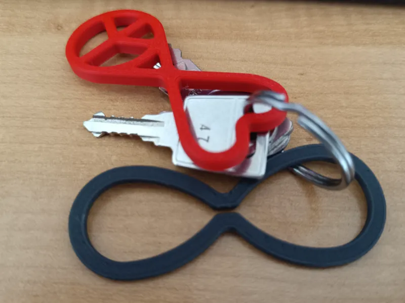 Infinity Keychain / Trolley Coin 1&2 Euro