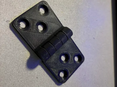 Print-in-place hinge 40x40