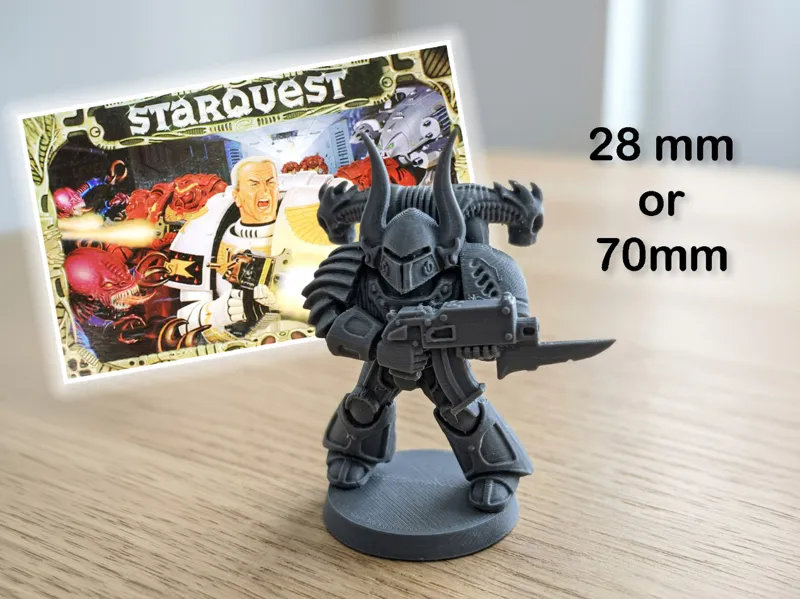 STARQUEST SPACE CRUSADE Games Workshop 28 - 70 mm