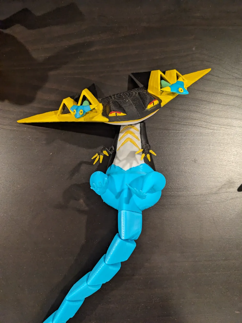 Shiny Dragapult w/ magnetic Dreepy (Articulated) - Free 3D Print Model ...