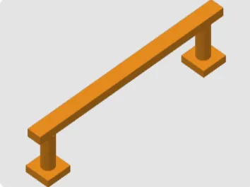 Tech Deck Square Grind Rail