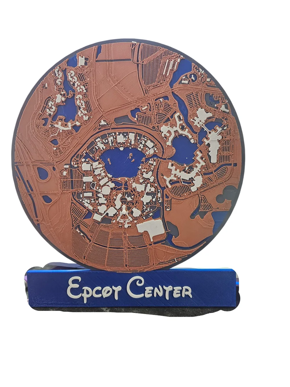 Magic of Tomorrow: EPCOT Center Park Map & Display - Free 3D Print ...