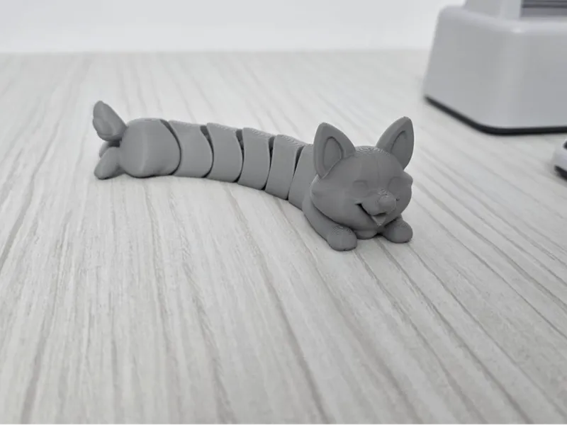 Flexi cute articulated corgi dog