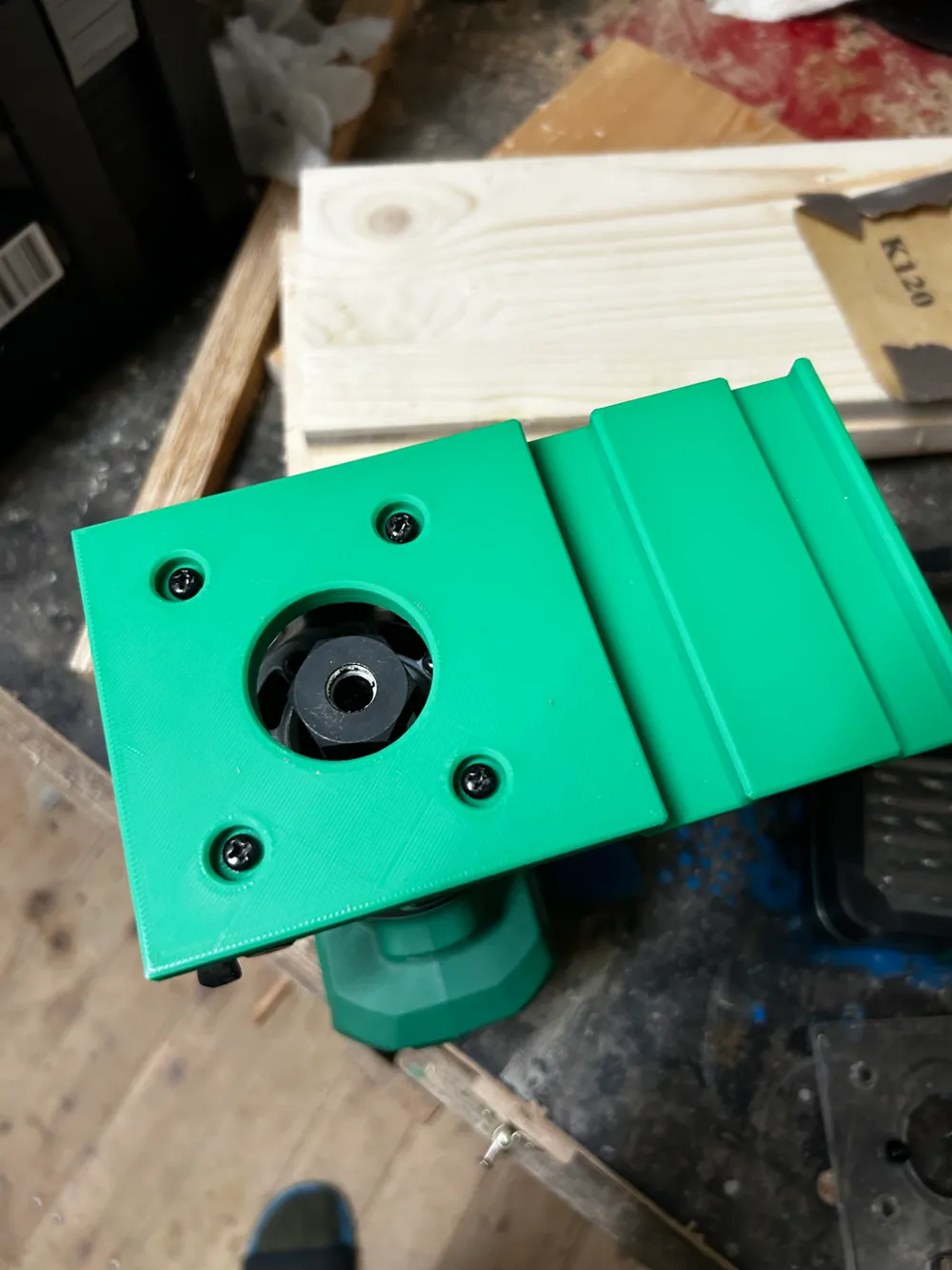 milling aid for Hikoki Trimmer M1808DA on Festool guide rail by csekits ...