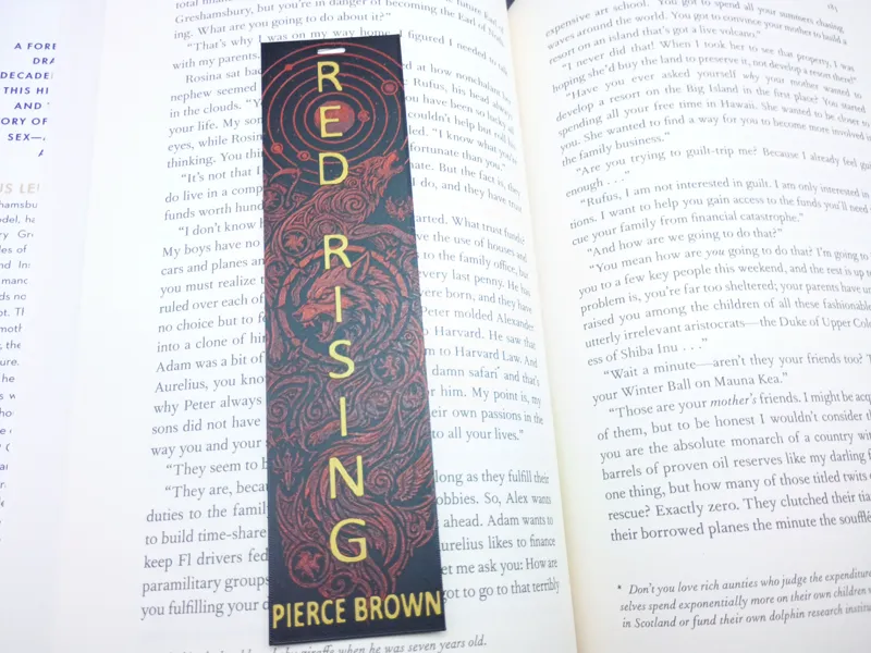 Red Rising Bookmark