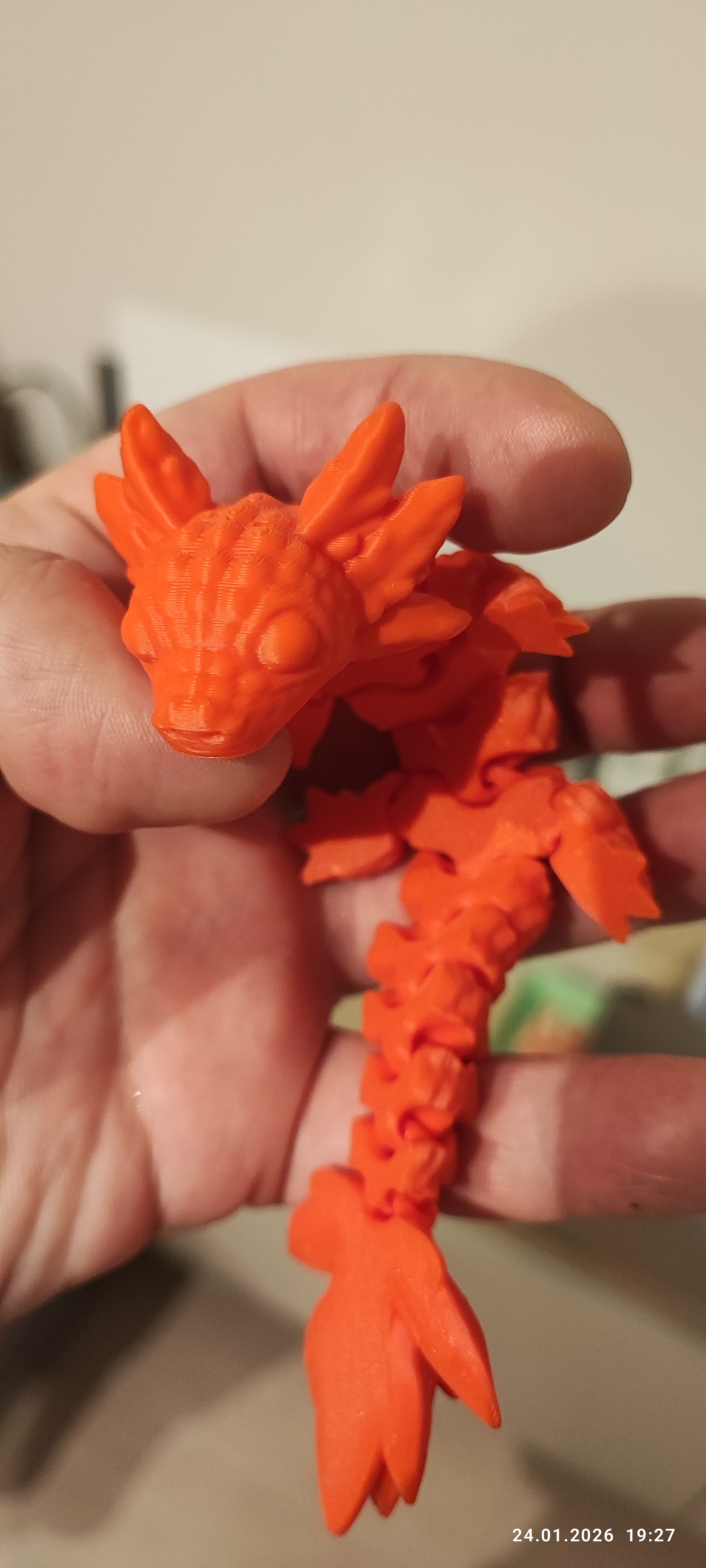 Miniatura 14 do modelo 3D Cute Crystal Axolotl Flexi 
