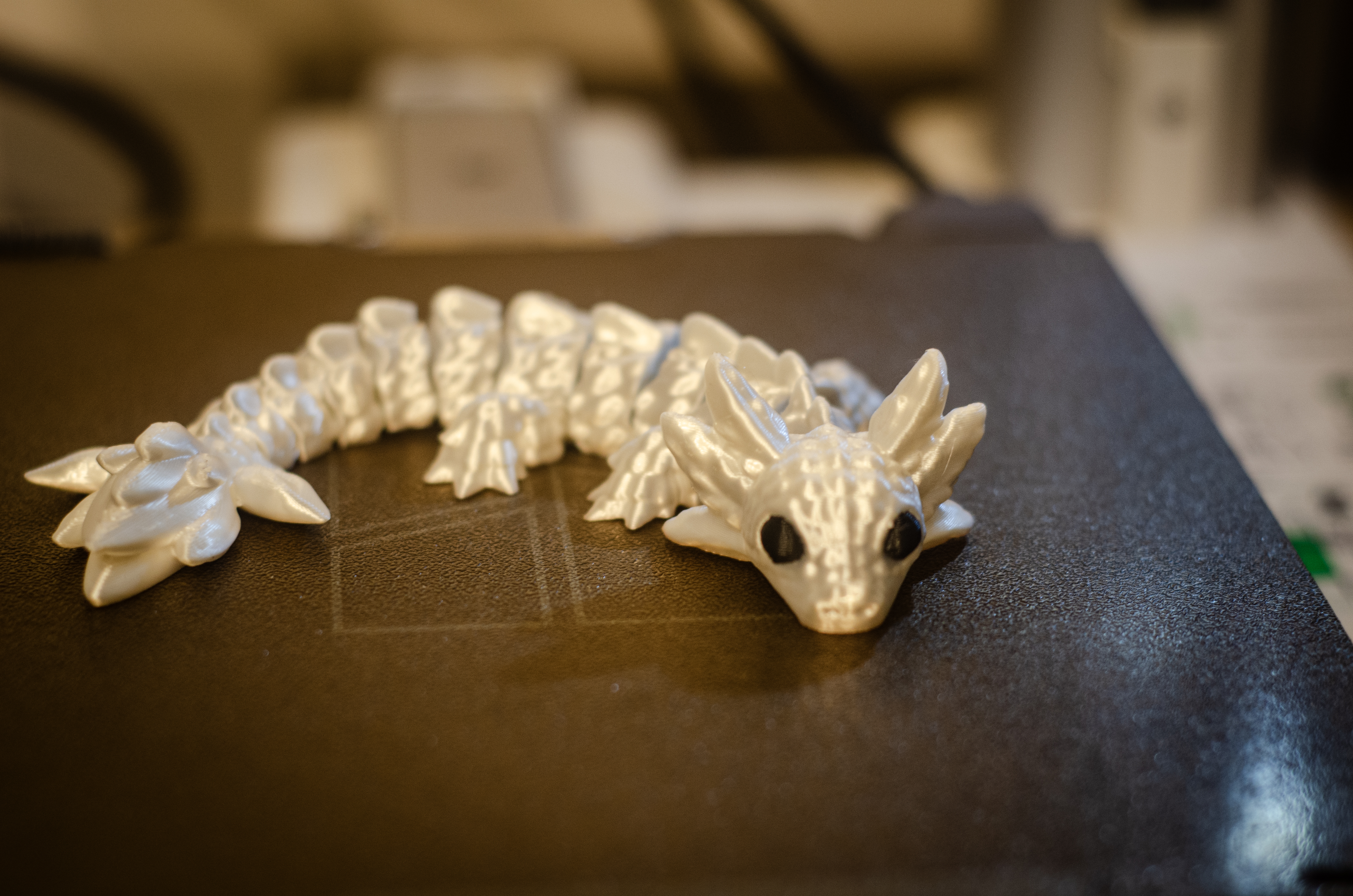 Miniatura 1 do modelo 3D Cute Crystal Axolotl Flexi 